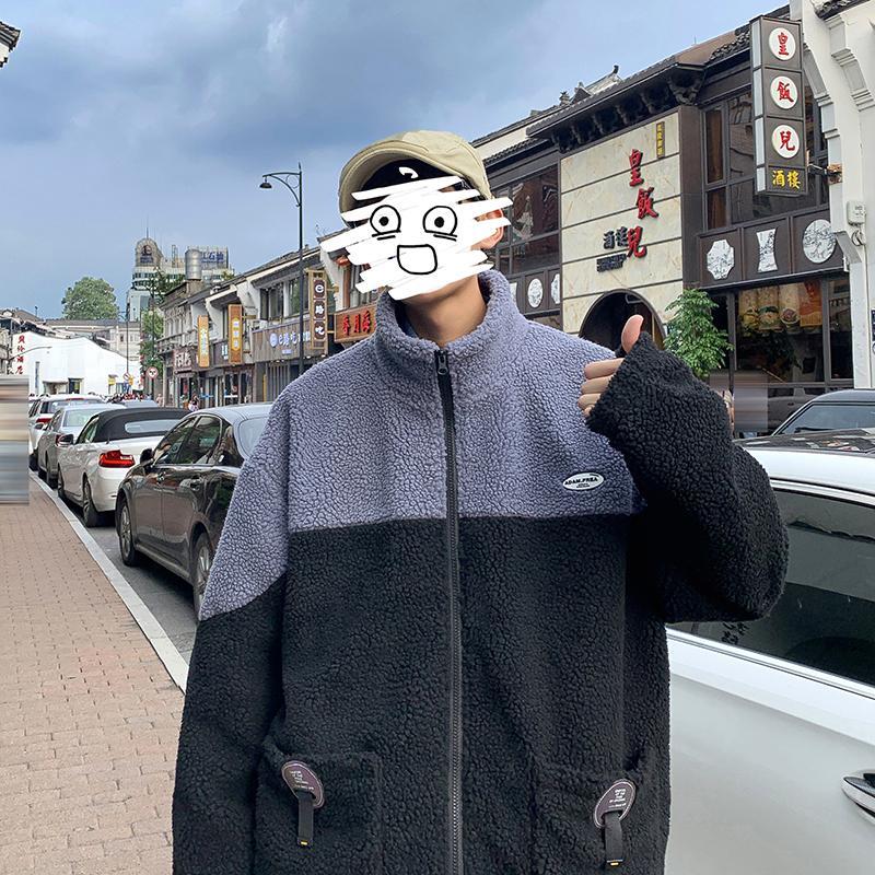 캐주얼 배색 M1100524 자켓 플리스 집업 점퍼 심플 뽀글이