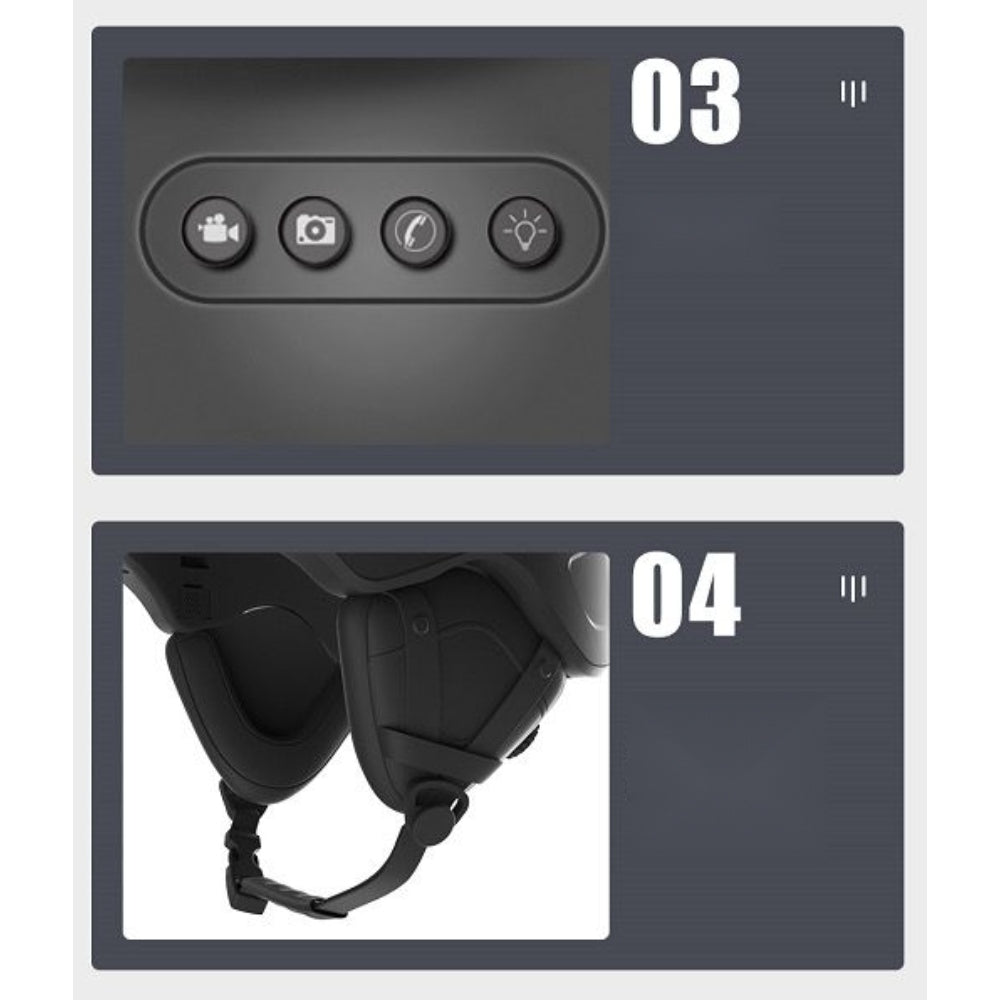 블루투스 승마 헬멧 카메라 레코더 사진 소두핏 헬멧 BQ2100305