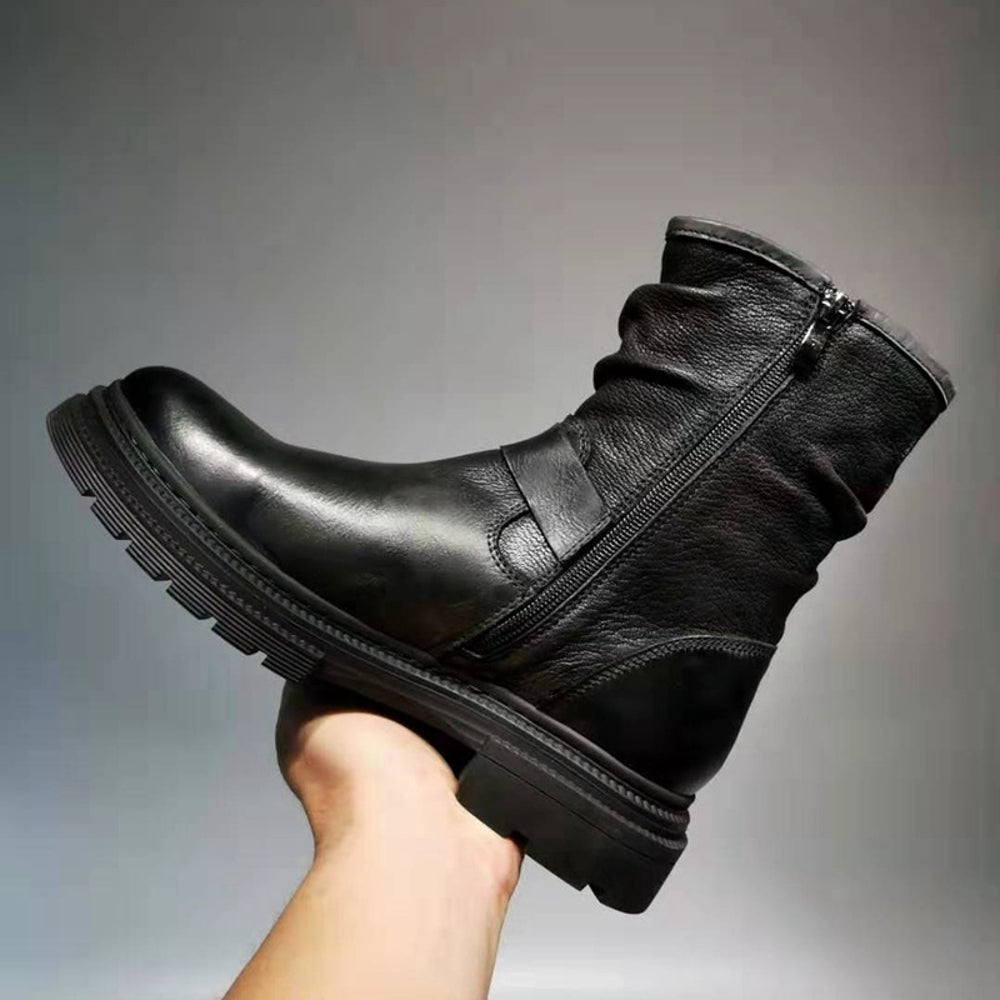 남성 하이탑 패션워커 캐주얼 방한화 아웃도어 카고부츠 BY2101201