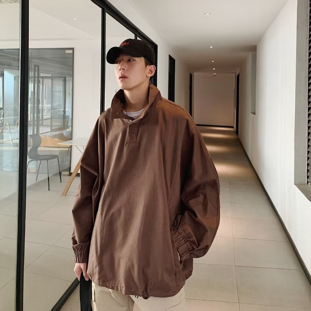 루즈핏 긴팔아노락 카라 빅사이즈 커플아노락 BQ2090943