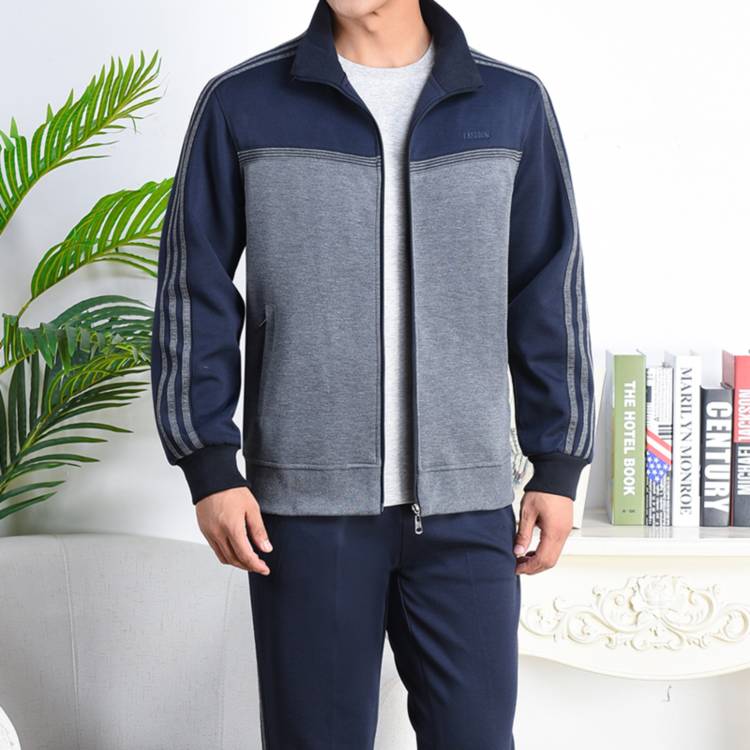 상하복 트레이닝 남성 집업 L1102217 빅사이즈 효도선물 자켓 배색 심플