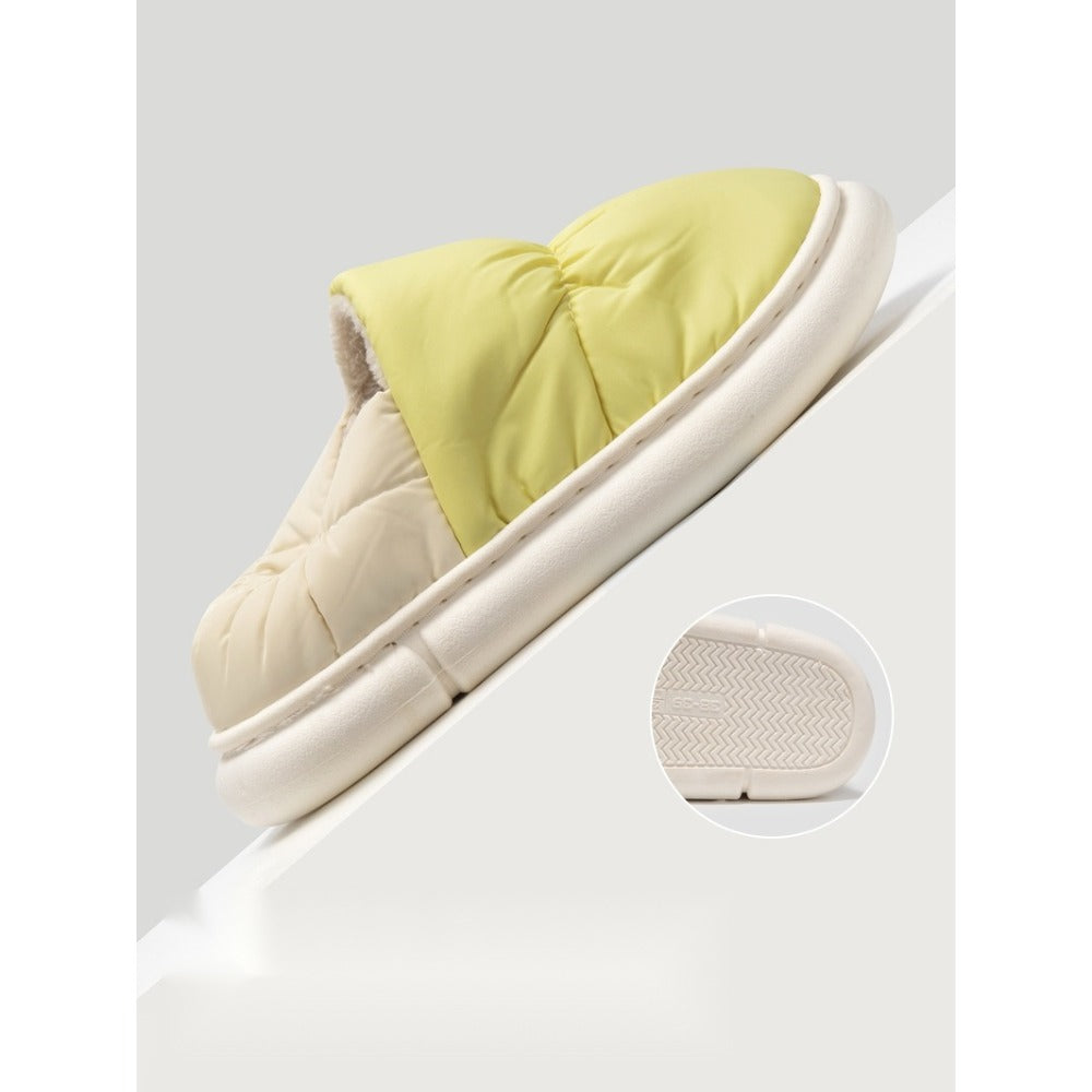 여성 키높이 쿠션좋은 통굽 털슬리퍼 거실 홈 실내화 BY2102618