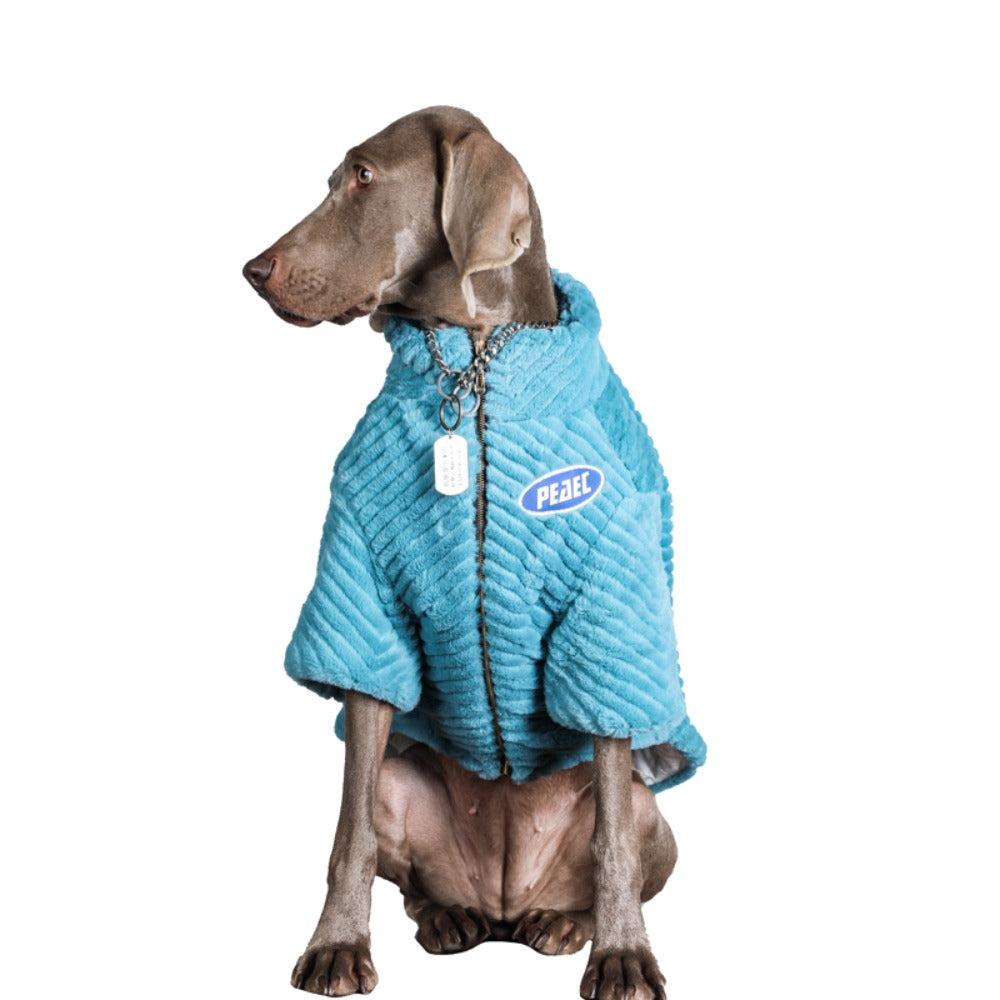 강아지 옷 겨울 중대형견 티셔츠 외출용 따뜻한 코트 BQ2120525