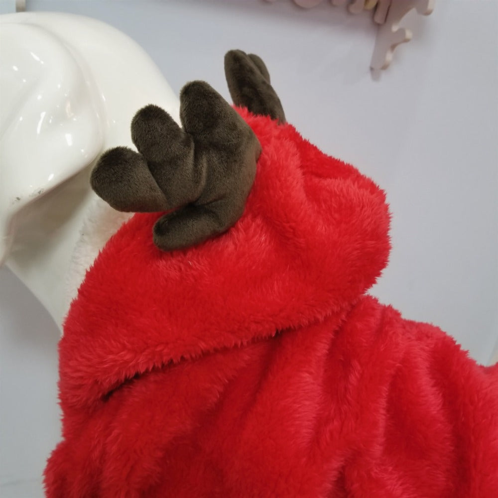 외출용 애완 의류 강아지 옷 겨울 티셔츠 중대형견 크리스마스 코트 BQ2120513