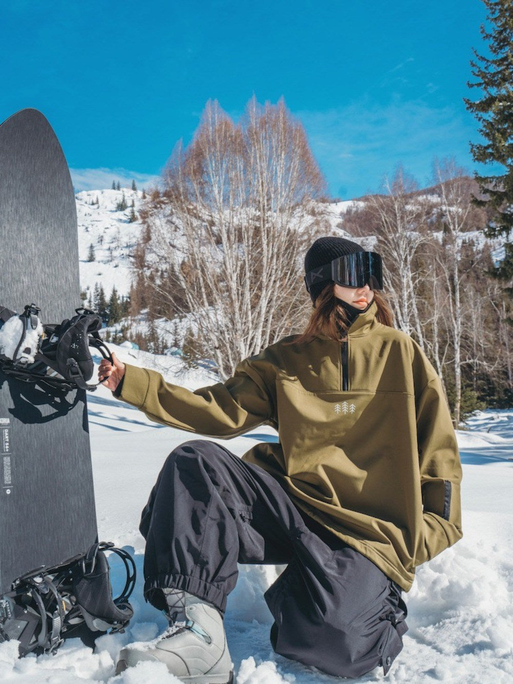 스키복 보드복 상의 방수 방한 스노우 커플 자켓 BQ2121634