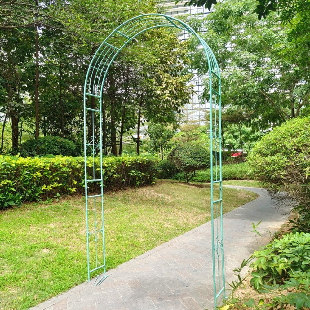 아치형 넝쿨 지지대 정원꾸미기 철제 화단 가든 장미 포도 WH3020207