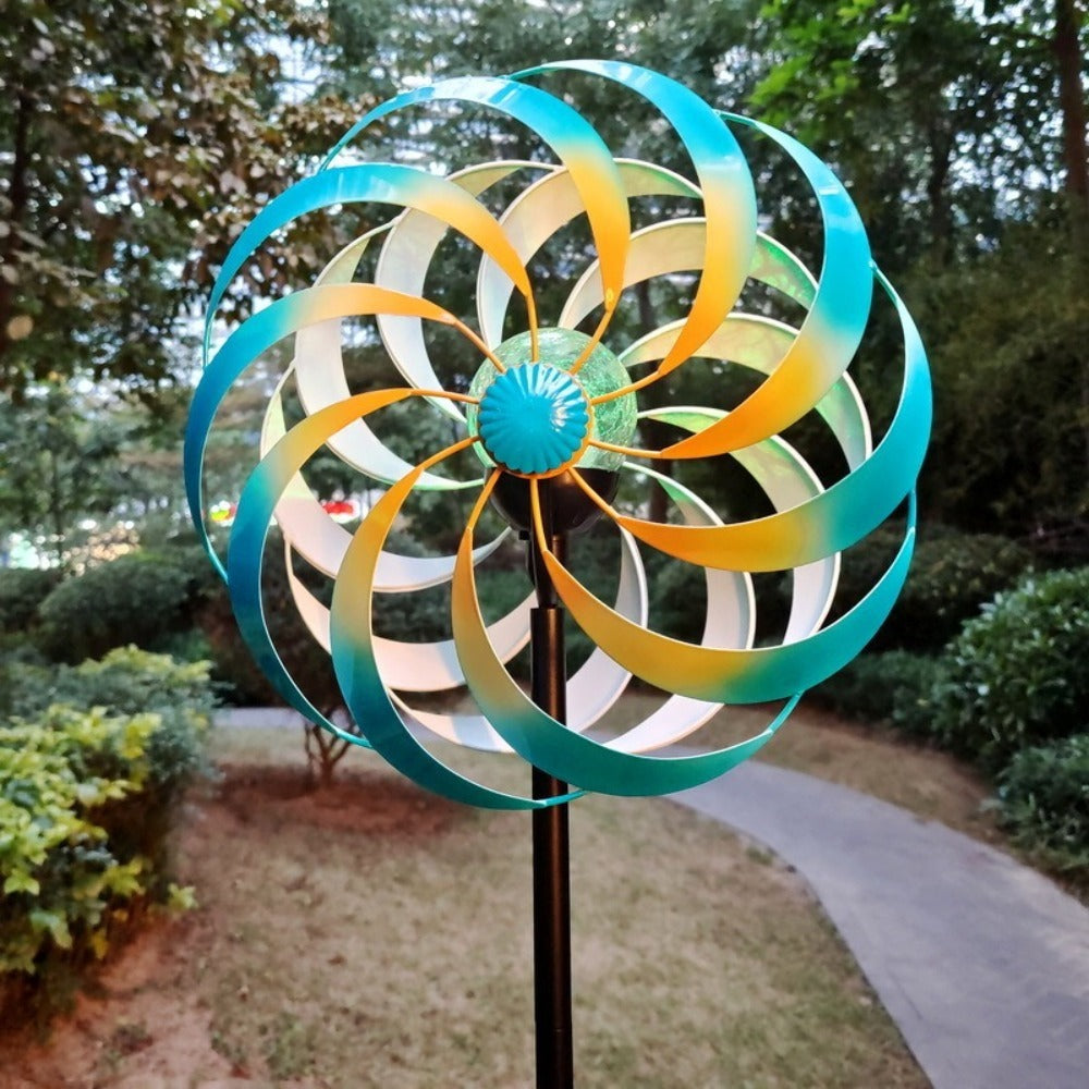 태양광전등 태양열 꽃 정원등 철제바람개비 잔디등 WH3020202