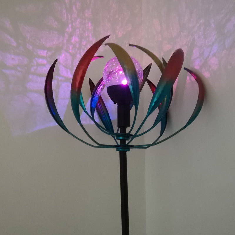 태양열정원등 태양광전등 무지개 W2022207 빈티지 새쫓는 철제바람개비