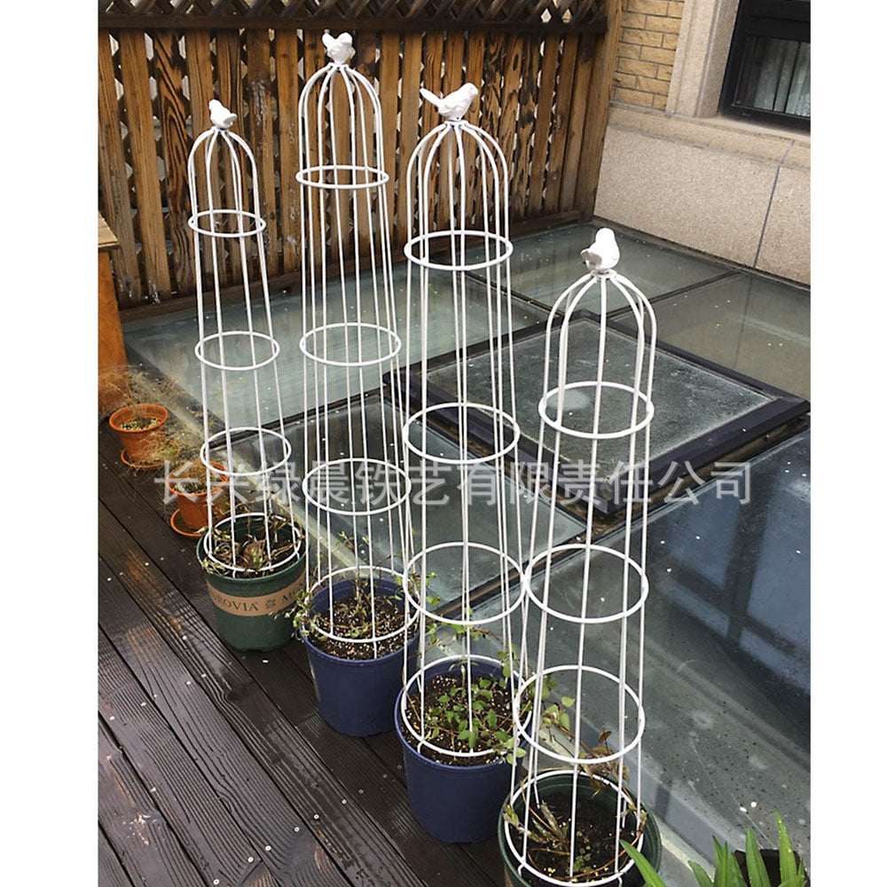 화분 받침대 정원꾸미기 Q1082730 오벨리스크 지지대 철제 전원주택 원형