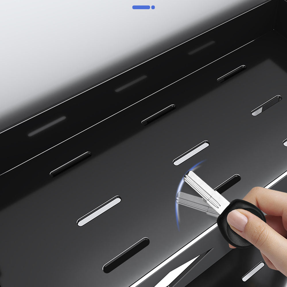 멀티 벽걸이 거치대 주방 Q1082746 접이식 조미료 수납대 양념