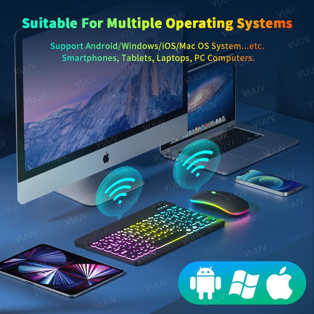 무선 디자이너 컴팩트 블루투스 태블릿 키보드 마우스 WD3021510