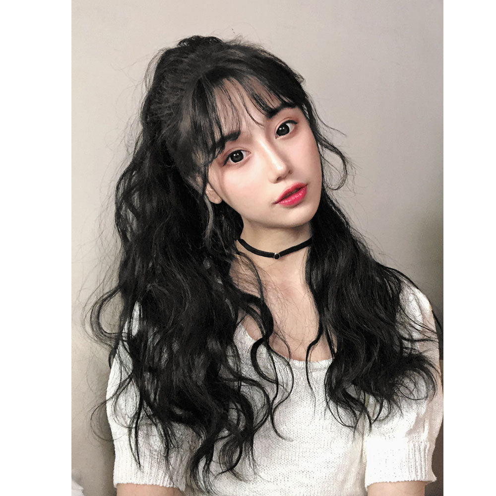 가발 올림머리 로맨스 롱헤어 묶음머리 Q2032633 헤어 염색가발