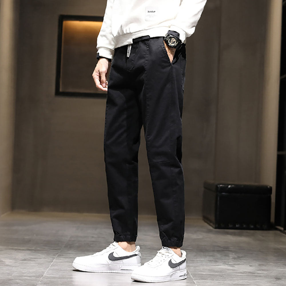 남성 Q2033109 팬츠 캐주얼룩 무지 조거