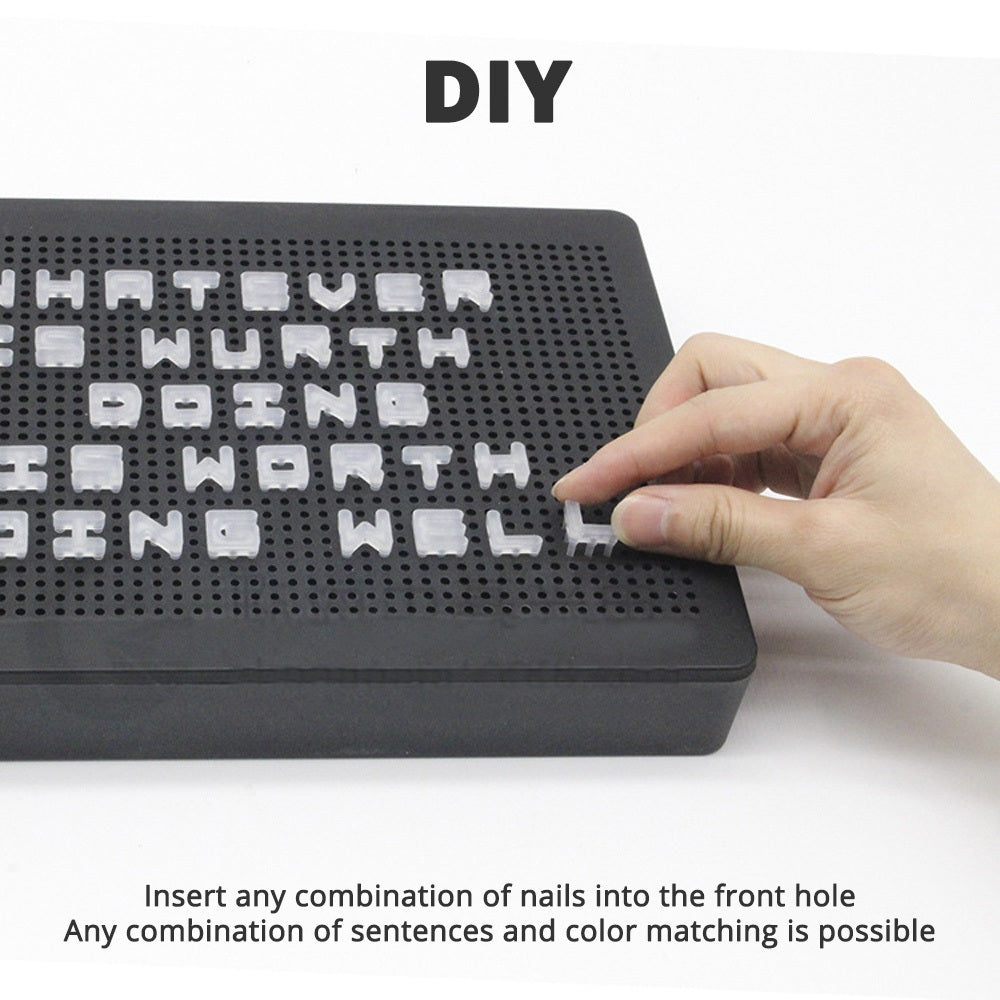 LED DIY 발광 글자 라이트 박스 크리스마스 파티 보드 램프 WD3022426