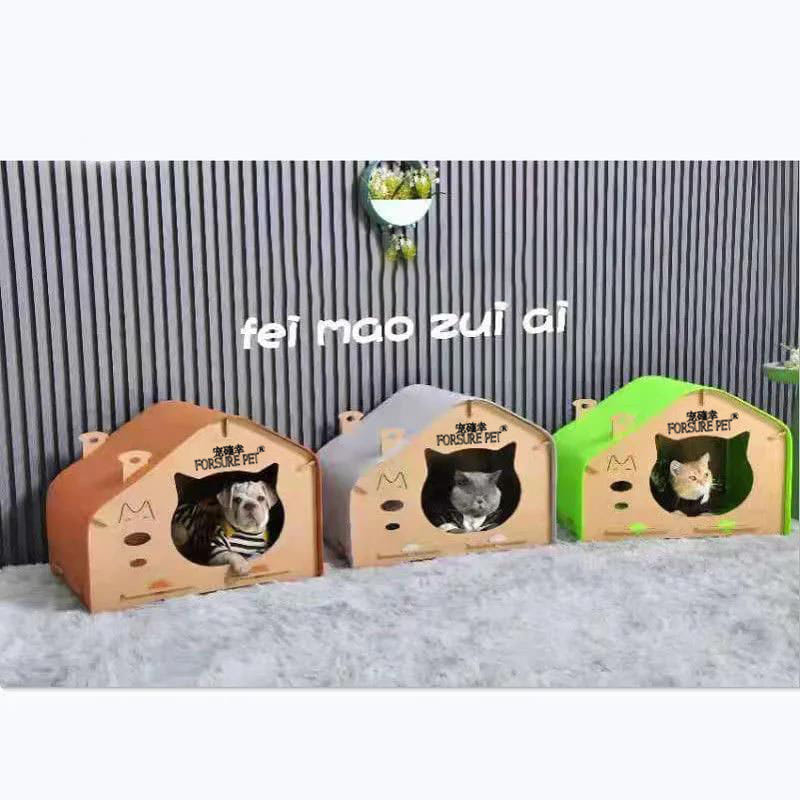 쉼터 고양이 Q2041205 반려동물 사계절 하우스 동굴집 길냥이집