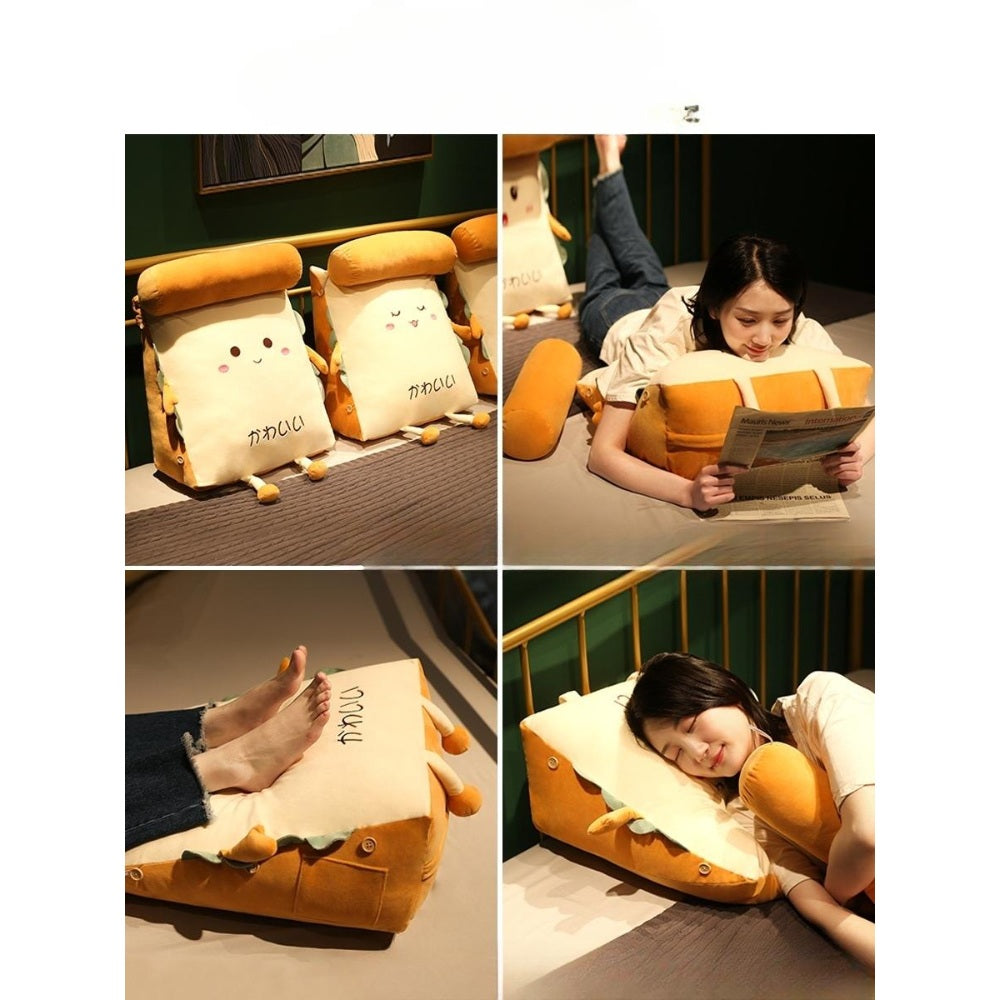 등받이 쿠션 대형 삼각 허리 베개 휴식 소파 쿠션 BY3032215