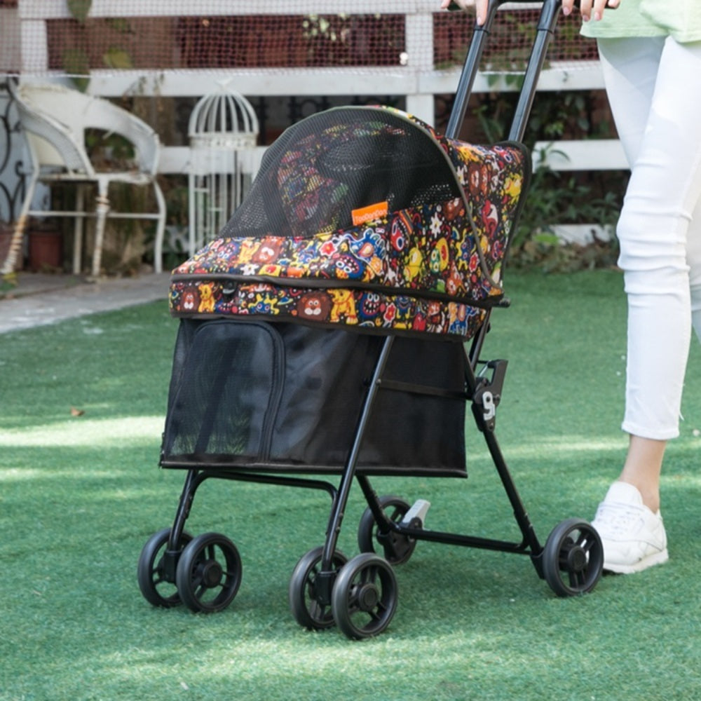 강아지 카트 접이식 애완 동물 카트 유모차 WX3040615
