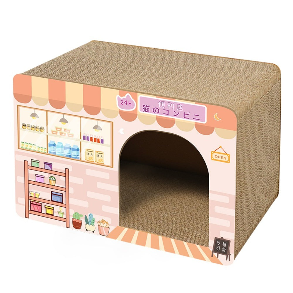숨숨집 동굴집 스크래쳐고양이집 텐트 골판지 하우스 길냥이 쉼터 직템 WW3102206