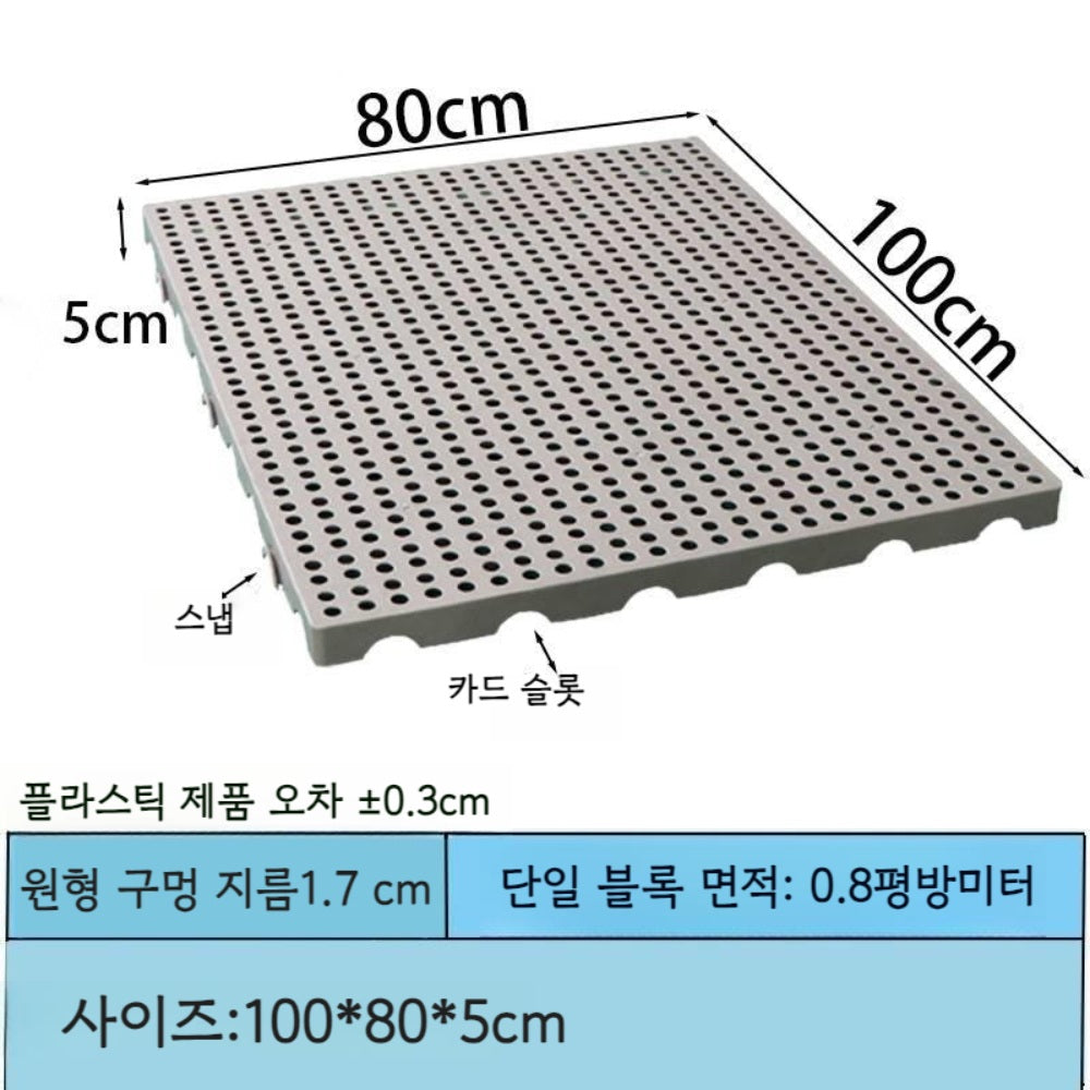 5cm 길고양이 급식소 매트 플라스틱 백킹 보드 방습 보드 애완 동물 백킹 보드 직템 WW3102401