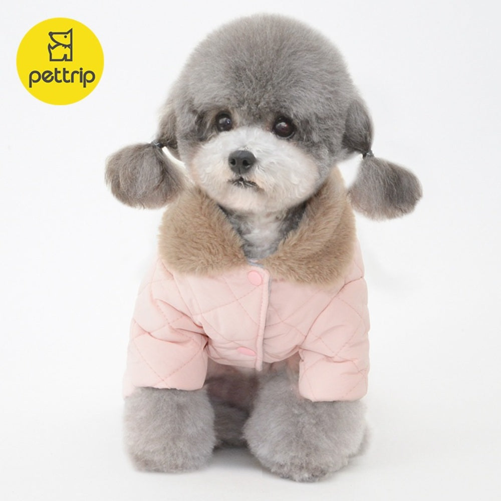 JIKTEM 소형견 중형견 겨울 패딩 고양이옷 겨울옷 입히기 쉬운 반려동물 테디옷 WW3112210