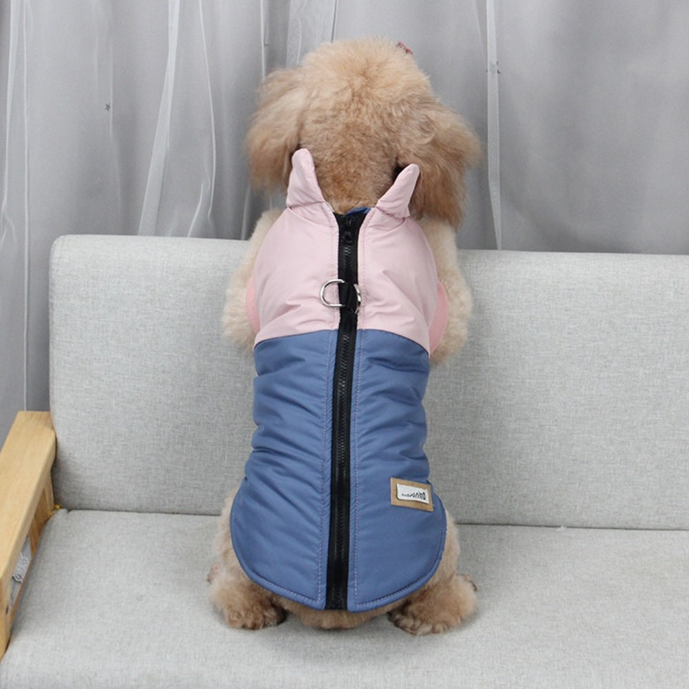 JIKTEM 겨울 조끼 패딩 애완동물 반려견 입히기 쉬운 따뜻한 겨울옷 WW3112216
