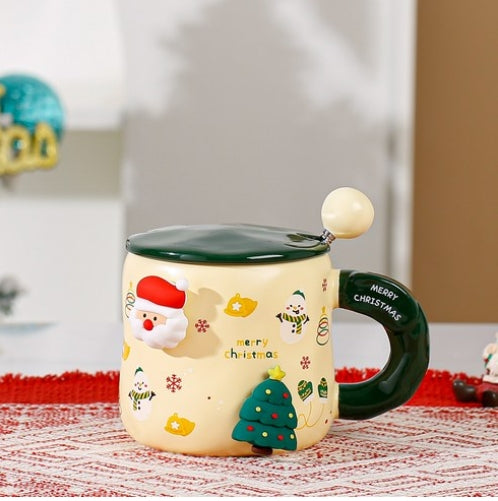 산타컵 크리스마스 머그컵 물컵 도자기컵 선물세트 WX3120603