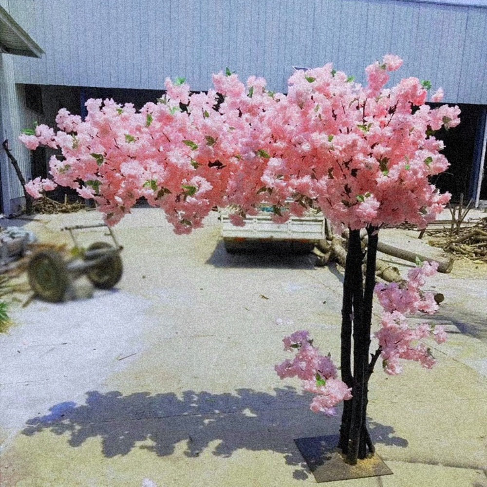 JIKTEM 인조벚꽃 조화 인조나무 벚꽃잎 가짜나무 대형 화분 인테리어조화 M4020510
