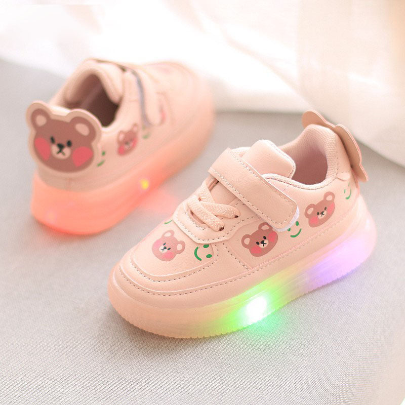 LED 단화 발광 사계절 운동화 귀요미 데일리 슈즈 Q2082610