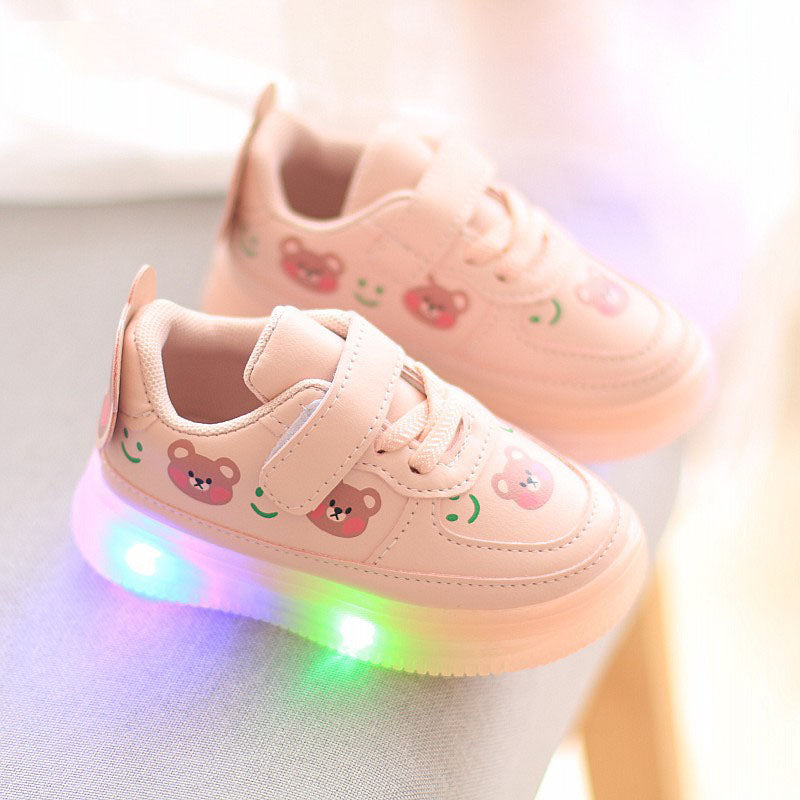LED 단화 발광 사계절 운동화 귀요미 데일리 슈즈 Q2082610
