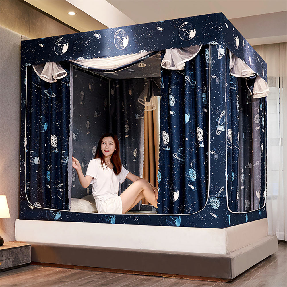 사각난방텐트 수면텐트 난방텐트 원터치 방풍비닐텐트 난방비 절감 보온방한  Q1092960