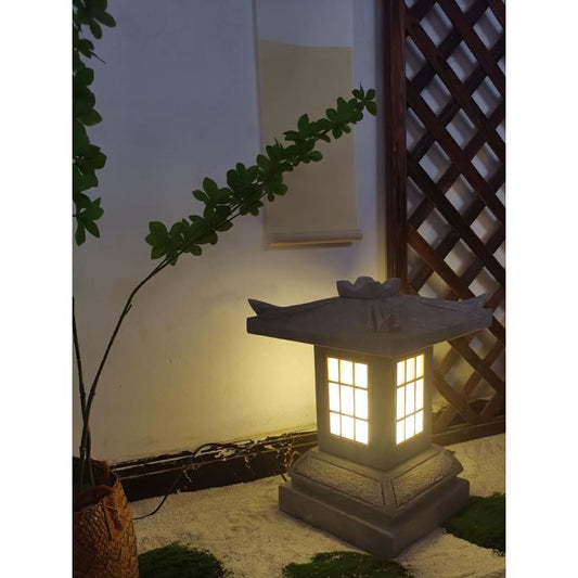 현무암 돌탑 석등 테라스 꾸미기 태양열 램프 정원 조명 JIKTEM WX4032308
