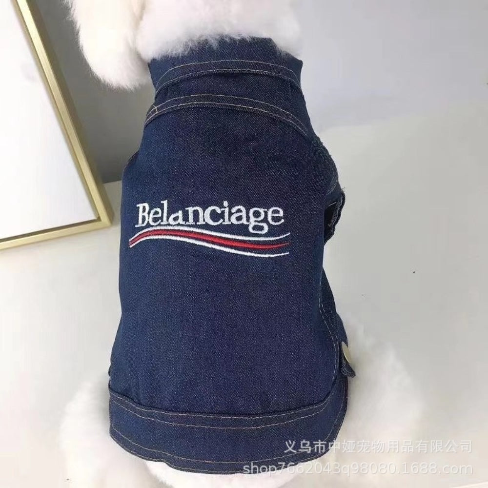 강아지옷 반려견 청자켓 데님 점퍼 외출복 사계절 JIKTEM BW4032420