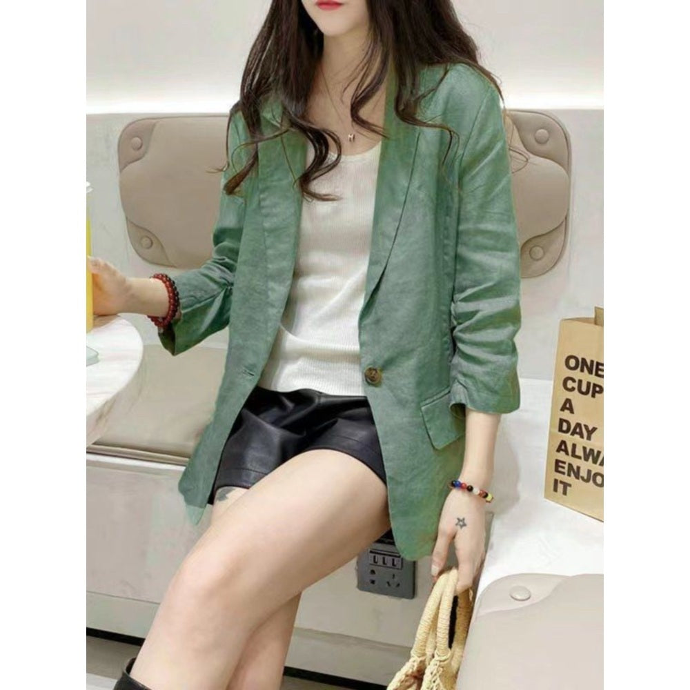 린넨자켓 여름 가디건 캐주얼 정장 블레이져 JIKTEM BW4041702