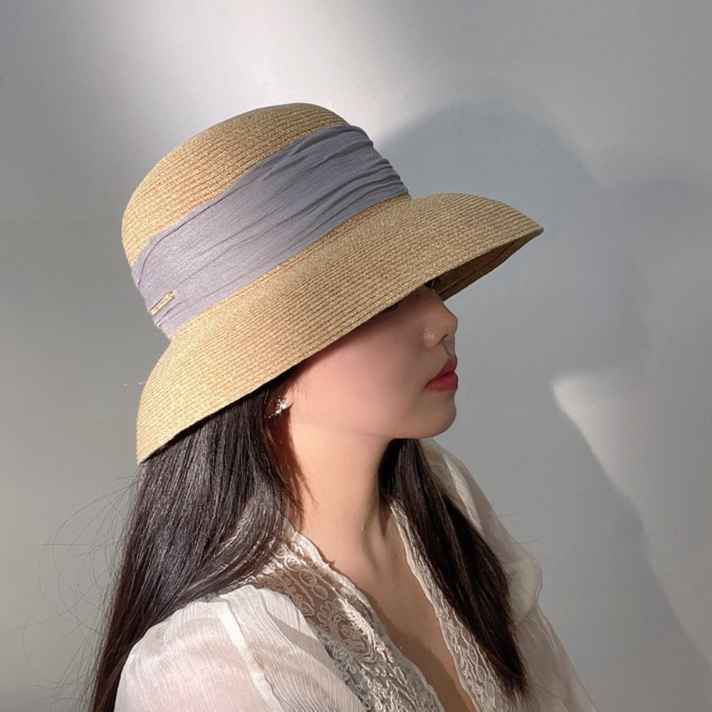 썬캡 여성 여름모자 챙넓은 밀짚모자 썬캡 패션 5컬러 JIKTEM BW4050706