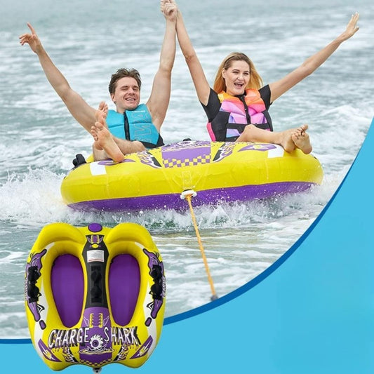 땅콩보트 보트튜브 2인용 수상레저 수상스키 쿠션 에어 JIKTEM WW4071710