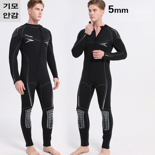 잠수복 5mm 바다수영 래쉬가드 서핑수트 겨울 바다수영복 JIKTEM BW4082809