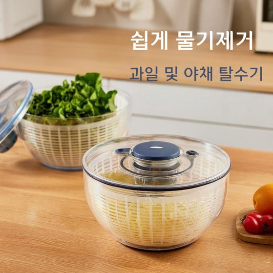 야채 탈수기 셀러더 물기제거 짤순이 대용량 배수 바구니 JIKTEM BJ4102301