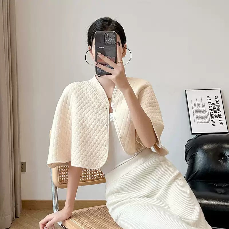 망토 조끼 숏 가디건 판초 판발 점퍼 수면 베스트 어깨조끼 JIKTEM BW4112702