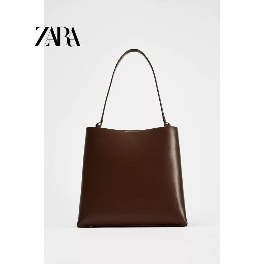 ZARA 정품 스퀘어 크로스백 모던 심플룩 대용량 JIKTEM WD4122408