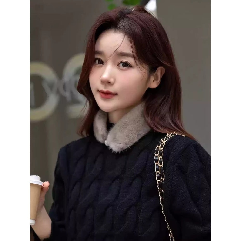 인조밍크 넥워머 포그 목도리 겨울머플러 JIKTEM BW5012104