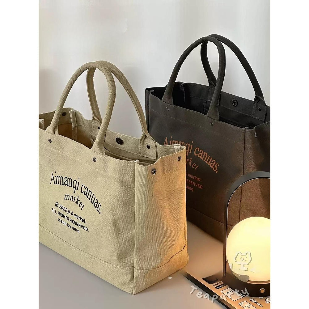 캔버스 천가방 숄더 크로스 가방 쇼퍼백 대용량 캐주얼 JIKTEM BJ5032710
