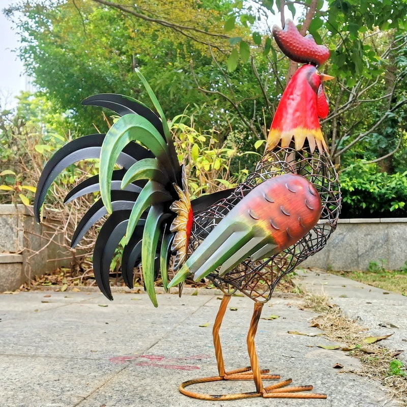 철제 조경 소품 닭 오리 정원데코 실외 인테리어 JIKTEM  WW5041113