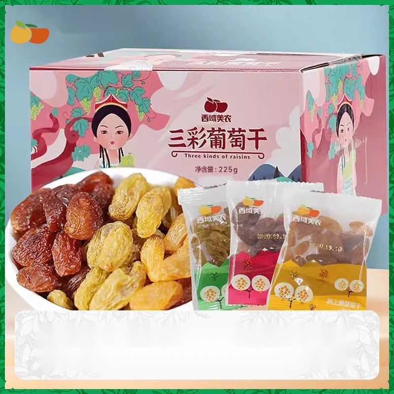 건포도 3색 3맛 225g 2박스 말린 포도 중국 신장 특산 JIKTEM BJ5042317