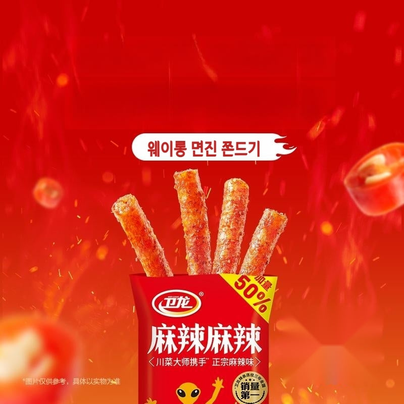 웨이롱 면진 쫀드기 라티아오 864g 중국식품 JIKTEM BW5052706