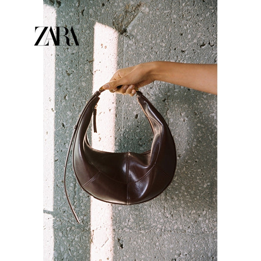 ZARA 정품 만두백 반달가방 미니 숄더백 크로스백 핸드백 JIKTEM BW5052416