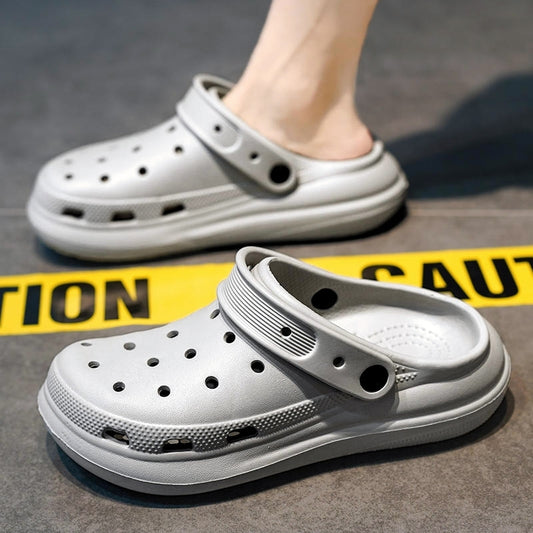 비치 샌들 아쿠아 물놀이 슈즈 앞막히 구멍 슬리퍼 샌들 JIKTEM BW5060926