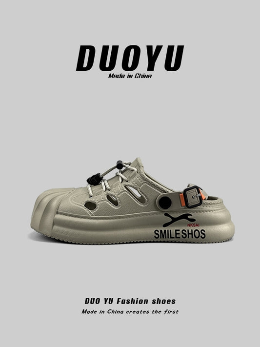 비치 뮬 샌들 앞막힘 아쿠아샌들 구멍 슬리퍼 JIKTEM BW5060924