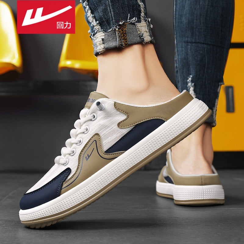 뮬 스니커즈 단화 하프 운동화 앞막힘 슬리퍼  여름 블로퍼 JIKTEM BW5060919