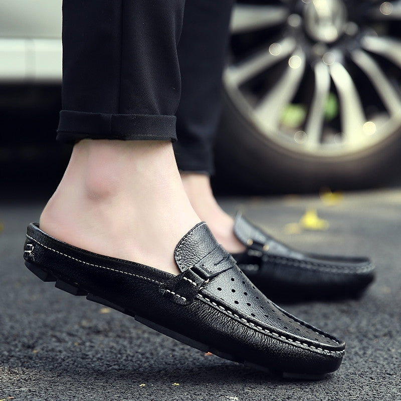 남자 뮬 구두 여름블로퍼 구두슬리퍼 사무실 실내화 JIKTEM BW5060905