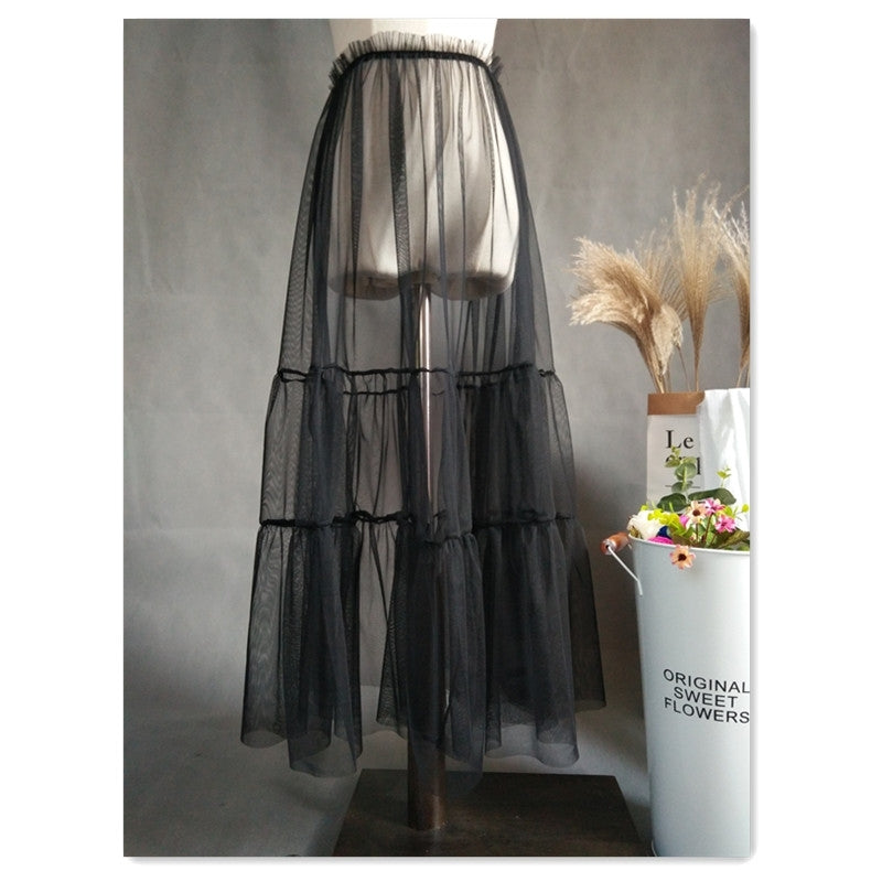 속치마 80cm 90cm 메쉬 롱 스커트 패치 힙 스카프 JIKTEM WW5062521